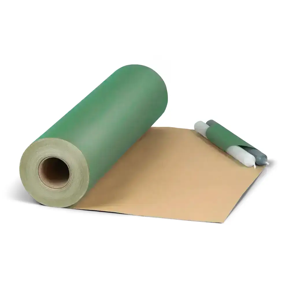 Green kraft store paper roll