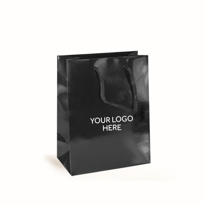 Black Printed Gloss Laminated Bags