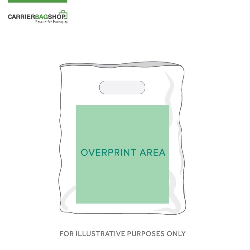 Frosted Printed Varigauge Plastic Carrier Bags